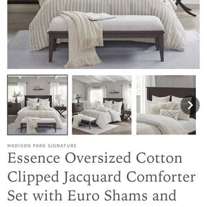 Madison Park Signature Essence Jacquard Comforter Set - Cream